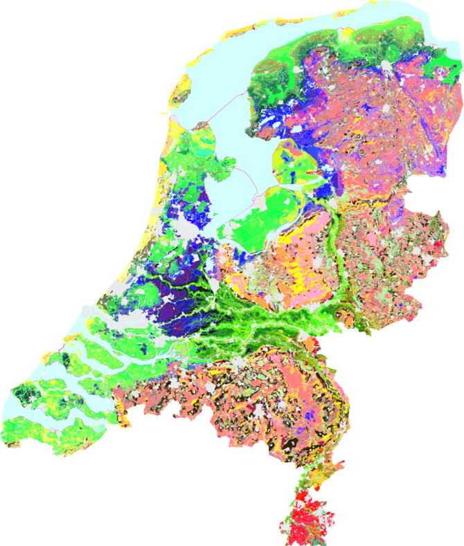 Bodemkaart van Nederland