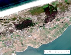 Satellietfoto Terschelling 15 juli