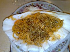 Spaghetti met meelwormen