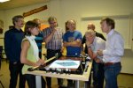 Municipality Aa en Hunze, ECO Oostermoer and master students Geo-Information Science are visualizing sustainable energy alternatives by using the multi touch table in Gasselternijveenschemond.