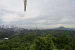View of Panama city from the canopy crane in Parque Metropolitano