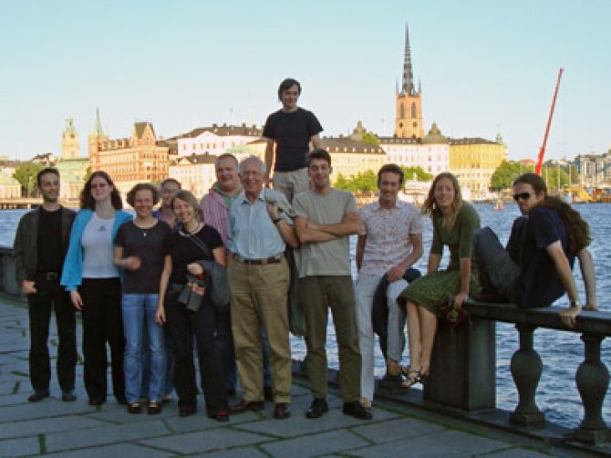 Last time’s participants on the terrace of Stockholm’s City hall