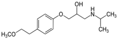 Fig.1b: Metoprolol: 1 persistent phenyl ring