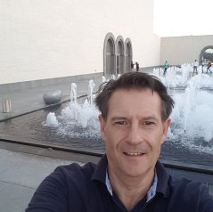 Maurits Burgering during a visit to the Middle East