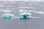 Melting icefloes create beautiful abstract shapes.