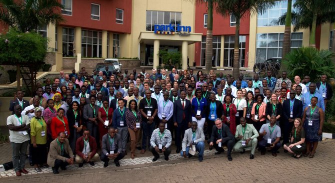 Participants of the ISSD Africa Synthesis Conference, Kigali Rwanda, October 2022 (photo: WCDI/Four Corners)