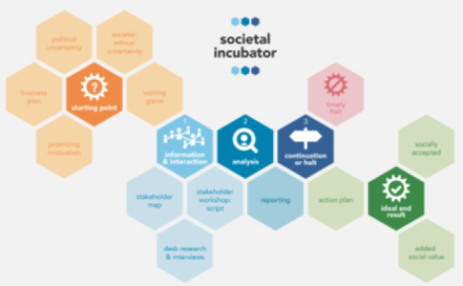 Roadmap of the societal incubator