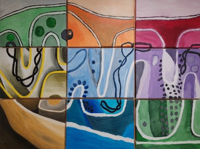 Collaborative paintings of a Mitochondrion3.jpg