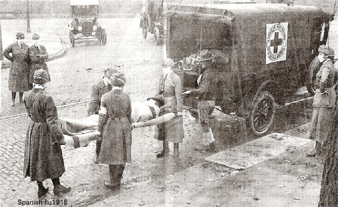 The Spanish flu was a deadly influenza pandemic that lasted from 1918 to 1919