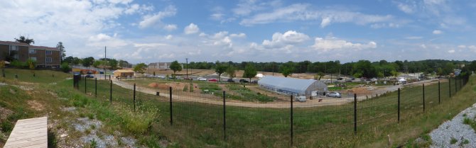 A panorama view of East Capitol, the food hub this year's teams will be working on.
