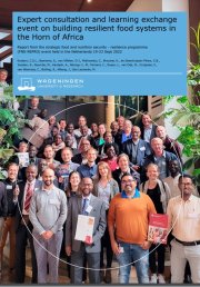 Read the publication: Expert consultation and learning exchange event on building resilient food systems in the Horn of Africa