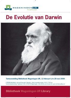 De Evolutie van Darwin, 12 feb t/m 29 mei 2009