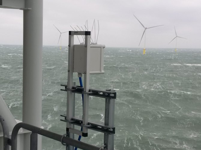 Acoustic monitoring in an offshore wind farm (Mark Wilson)