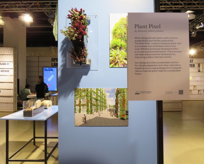 De stand van Plant Pixel bij de Dutch Design Week.