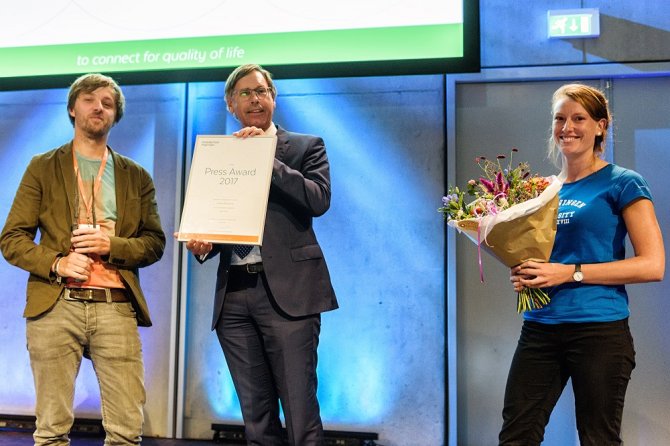 Hidde Boersma wins Wageningen Press Prize