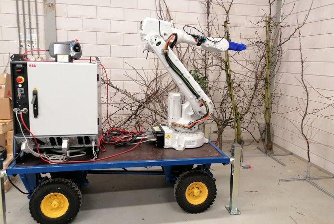 De multifunctionele robot van project Next Fruit 4.0   