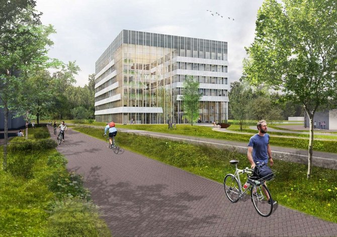 Foto:  LIAG architecten en bouwadviseurs. Artist impression van het nieuwe onderwijsgebouw Aurora 