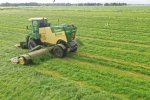 Afbeelding 2. Maaien op het reguliere systeem met een werkbreedte van 10 meter