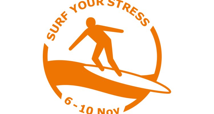 Pictogram Surf your Stress + datum