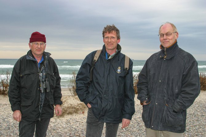Skagerraknetwerkcoördinatoren: van links naar rechts Kåre Olav Olsen, John Pedersen, Poul Lindhard Hansen